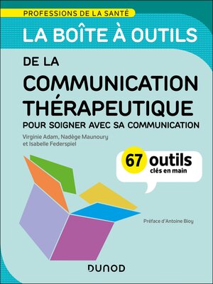 cover image of La boîte à outils de la communication thérapeutique